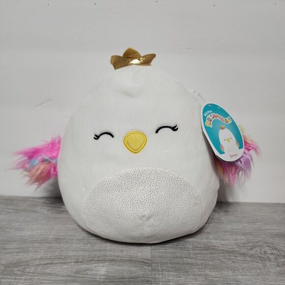 2021 NWT SQUISHMALLOWS PLUSH SERENA 9" GOLD CROWN  Stuffed‎ Animal - Picture 1 of 6